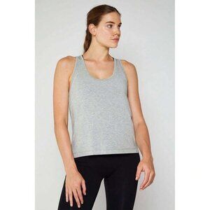 FourLaps Surge Tank Two Tone Heather Grey, Size Small, NWT